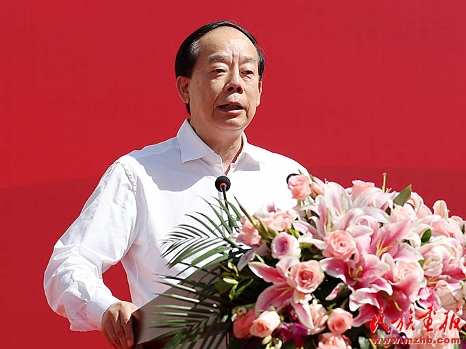 与祖国同心 与时代共进 ——吉林省延边朝鲜族自治州铸牢中华民族共同体意识成就展在民族文化宫开幕 图片报道 第2张-民族画报