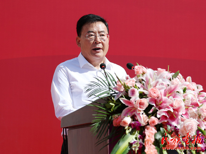与祖国同心 与时代共进 ——吉林省延边朝鲜族自治州铸牢中华民族共同体意识成就展在民族文化宫开幕 图片报道 第3张-民族画报