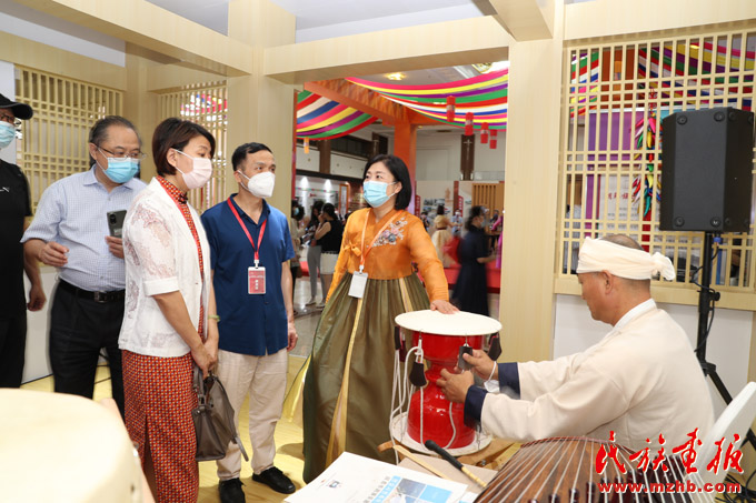 与祖国同心 与时代共进 ——吉林省延边朝鲜族自治州铸牢中华民族共同体意识成就展在民族文化宫开幕 图片报道 第8张-民族画报