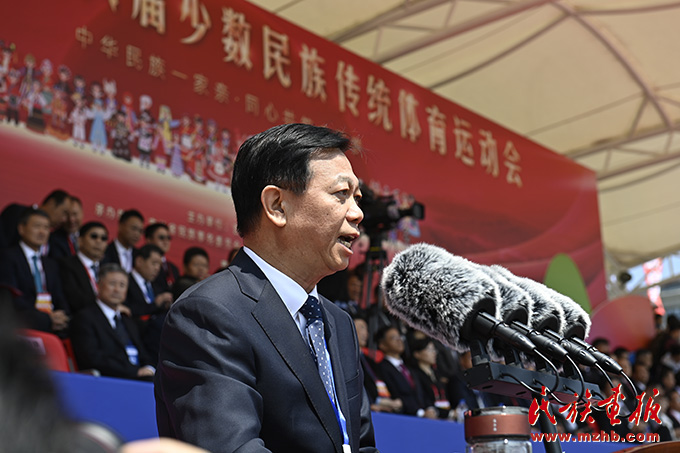 吉林省第八届少数民族传统体育运动会隆重开幕 图片报道 第4张-民族画报