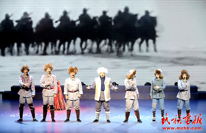 大型文旅演艺《炫墨》之“东北抗联篇”在长春演出 图片报道 第4张-民族画报