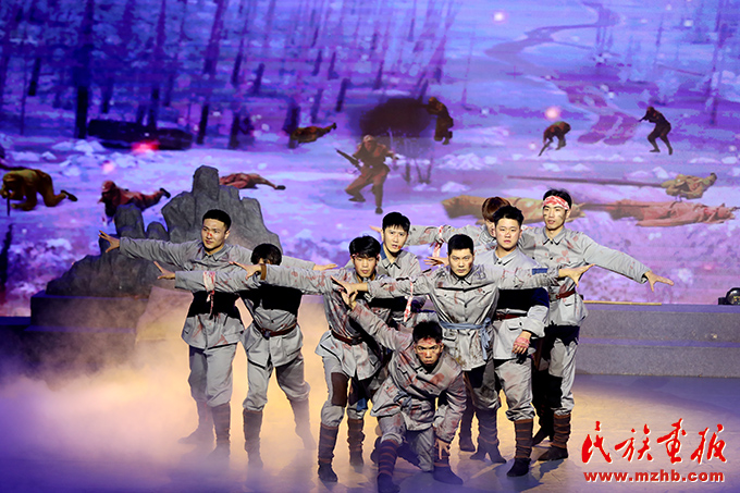 大型文旅演艺《炫墨》之“东北抗联篇”在长春演出 图片报道 第6张-民族画报