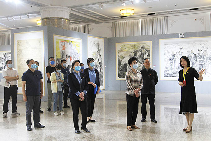 直属机关党委支部组织参观“弘扬焦裕禄精神美术作品巡展” 时政要闻 第2张